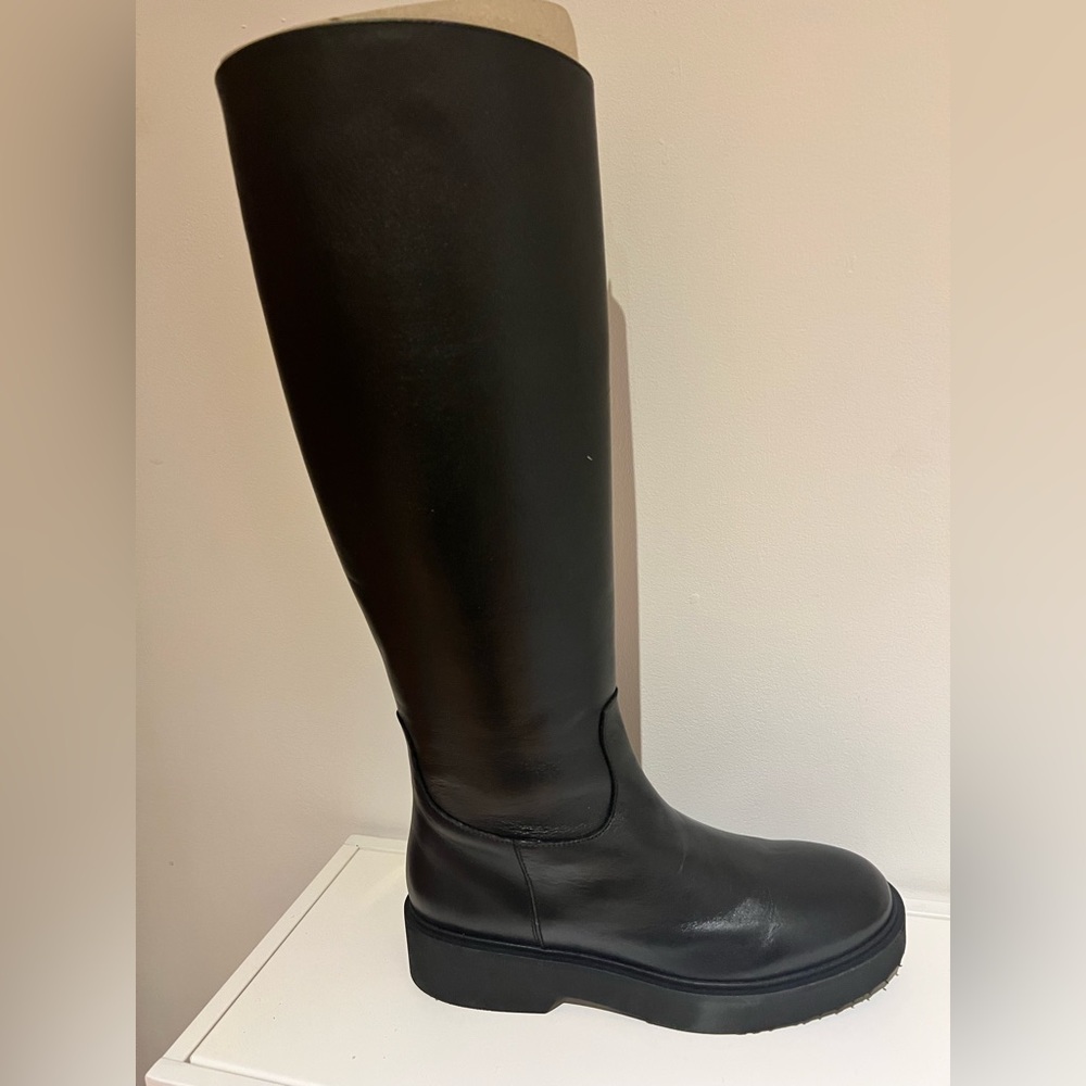 Aquatilia Milana Black Leather Boots - Picture 3 of 4